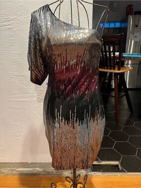 Bisou Bisou | Dresses | Bisou Bisou Mini One Shoulder Party Dress